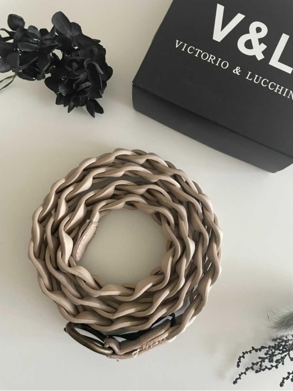 ✨3x$30✨Victorio & Lucchino Vintage Braided Belt – Boho Chic